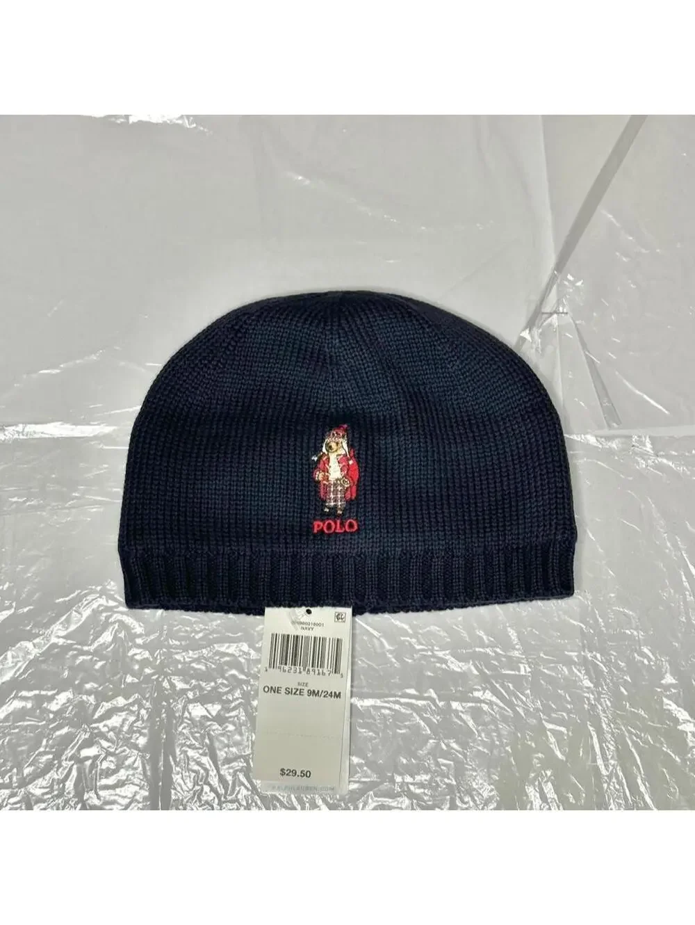 Ralph Lauren Kid's Black and Navy Hat